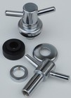 Chrome rocker cover T-Bar kit