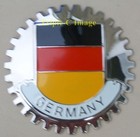 German Flag Car Grille Badge