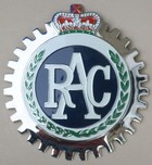 RAC Car Grille Badge