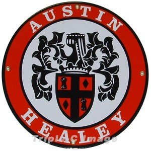 Austin-Healey Enamel Sign