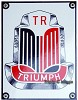 Triumph Enamel Sign