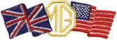 MG UK/USA Flags
