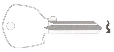 WS FT6 Key blank