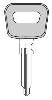 Porsche PO5 Ignition Key