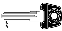 British Leyland headed blanl key