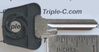 British Leyland headed blank key