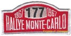 Rallye Monte Carlo embroidered patch