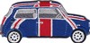 Union Jack MINI embroidered patch