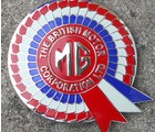 BMC ROSETTE MG GRILLE BADGE