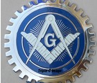 MASONIC CAR GRILLE BADGE
