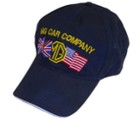 HAT - EMBROIDERED HAT - MG UK/USA BLUE