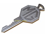 MG CRESTED FS KEY - CUT TO CODE