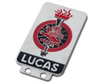 LUCAS KING OF THE ROAD GRILLE BADGE