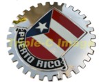 PUERTO RICO CAR GRILLE BADGE