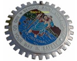 ST. CHRISTOPHER GRILLE BADGE (SAWTOOTH)