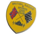 BRITISH RACING SPORTS CAR CLUB LAPEL PIN