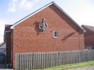 Memorial plaque on house that is now on the site of King St factory