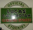 Enamel sign