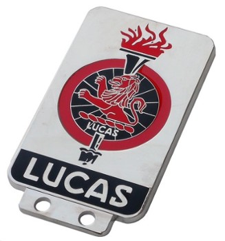 LUCAS KING OF THE ROAD GRILLE BADGE (BGE_LUCAS)