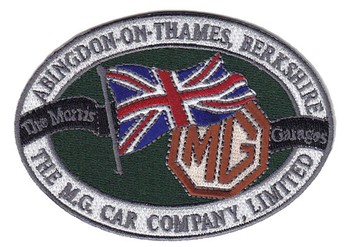 MG ABINGDON - EMBROIDERED PATCH
