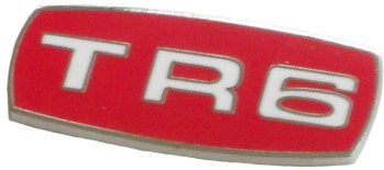 TRIUMPH TR6 LOGO RED (P-TR6S/RD)