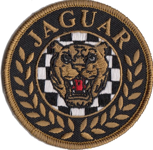 Jaguar Car Logo Embroidered Patch – Iron On Or Sew On, UK Made, Sports Theme
