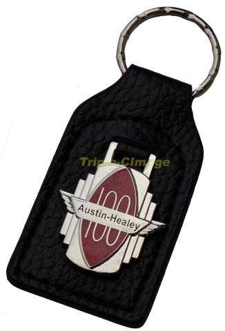 AUSTIN HEALEY CHROME /& ENAMEL CAR BADGE