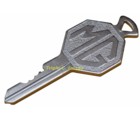 MG CRESTED FS KEY - CUT TO CODE (KEY-MG/FS)