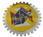 KNIGHTS OF COLUMBUS CAR GRILLE BADGE