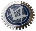 MASONIC CAR GRILLE BADGE