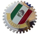 MEXICAN FLAG GRILLE BADGE (BGE_STMEX2)