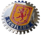 SCOTLAND CAR GRILLE BADGE