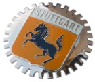 STUTTGART CAR GRILLE BADGE