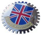 UNITED KINGDOM GRILLE BADGE