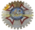 VETERANS OF FOREIGN WARS CAR GRILLE BADGE