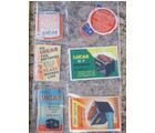 JOSEPH LUCAS 50s STICKER/DECAL SET 6 PIECES