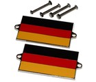 GERMAN, GERMANY FLAG METAL BADGES