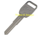 BLANK LAND ROVER RV4 IGNITION KEY