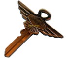 BLANK FA WINGED KEY (KB-JAG/FA)