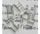 Flag style push on connectors 1/4"