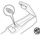 CENTER CONSOLE LATCH REPAIR PLATE