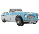 AUSTIN-HEALEY 3000 BL/WH LAPEL PIN (P-AH/3000/BL/WH)