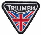 PATCH - TRIUMPH MOTORCYCLE / UNION JACK