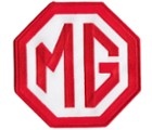 PATCH - MG RED/WHITE 6" WIDE (PATCH#81)