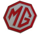 MG LOGO LAPEL PIN RED/WHITE LARGE