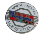 NORTH AMERICAN MGB REGISTER LAPEL PIN
