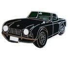 TRIUMPH TR4 CAR CUT-OUT LAPEL PIN