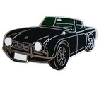 TRIUMPH TR4 CAR CUT-OUT LAPEL PIN (P-TR4)