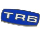 TRIUMPH TR6 LOGO BLUE