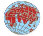 TRIUMPH WORLD (GLOBE) LAPEL PIN